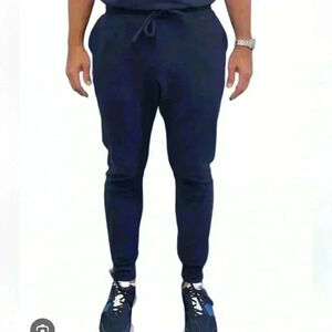 NWOT M Singer Navy Drawstring Traveller Pants - size m